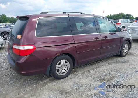 2007 Honda Odyssey Ex-L из США, поврежденный, VIN 5FNRL38747B436931